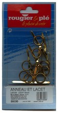 Loisirs créatifs : lot 10 pièces ANNEAU ET LACET - Rougier & Plé - Neuf