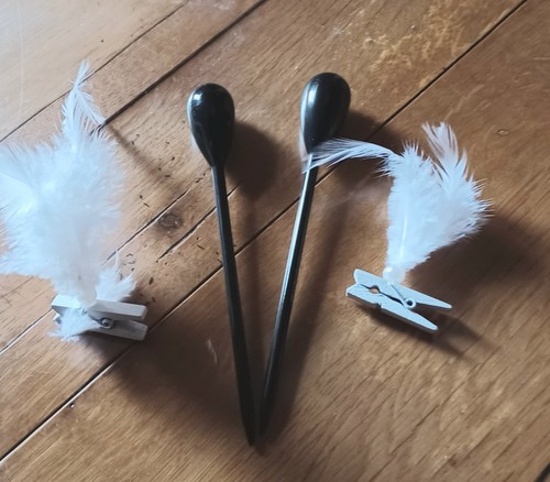 Trois épingles chapeau - trois, à
