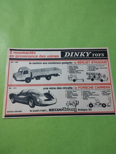 Publicite dinky toys camion - publicite,