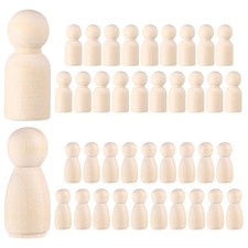  40 Pcs Unfinished Dolls DIY