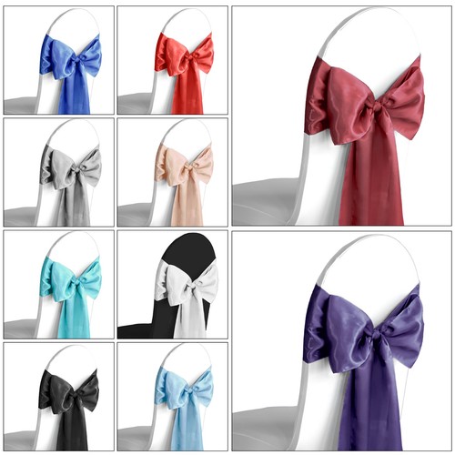 100x mariage satin écharpe - 100x,