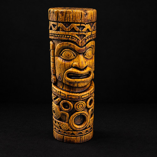 Statue totem tiki polynesien - statue,