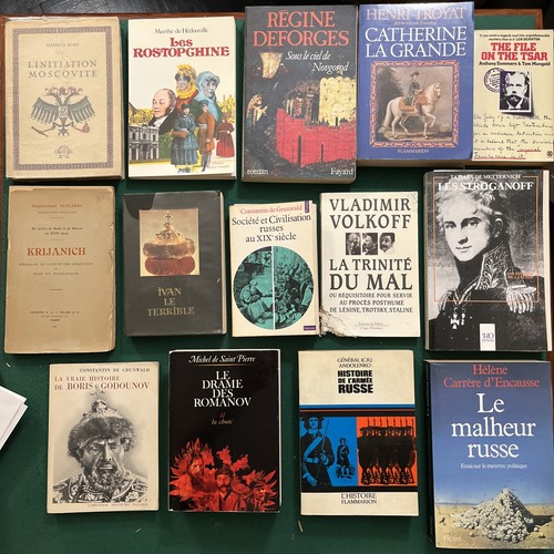 Lot livres histoire russe - 20,