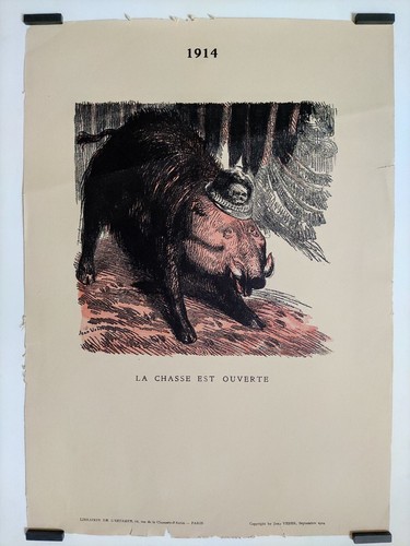 Chasse est ouverte 1914 - ouverte,