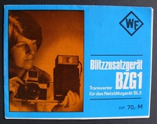 MODE D'EMPLOI / BEDIENUNGSANLEITUNG -  FLASH WF BZG1 ZUSATZGERÄT  / SL3 - TBE