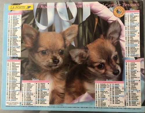Calendrier almanach facteur - almanach,