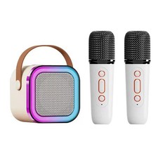 (Blanc Avec 2 Microphones)Mini