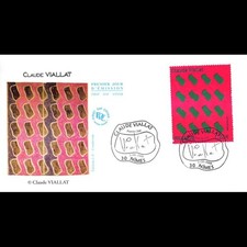 FDC JF - Tableau Claude Viallat - oblit Nîmes 3/6/06