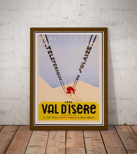 Affiche poster ski val - ,