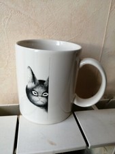 Tasse mug faïence Chat de Dubout 2010 éditions Clouet