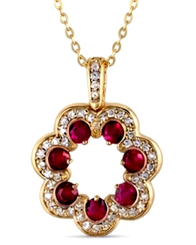 Pendentif fleurs jaune - pendentif,