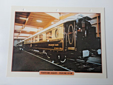 Fiche train atlas "  VOITURE-SALON - FLECHE D'OR  " 18X25