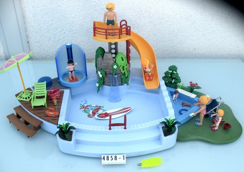 Playmobil réf 4858 piscine - réf,