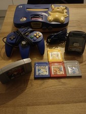 console nintendo 64 pikachu