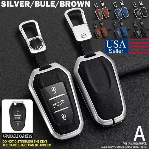 Leather key fob cover case - cover,