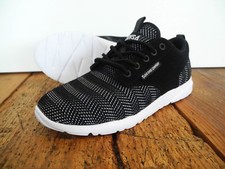 DVS Chaussures PREMIER 2.0 Baskets Femmes Neuf Noir-Blanc Tricoté Américaine 6