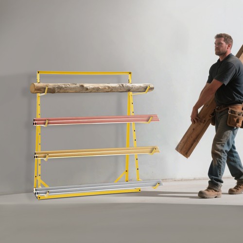 Tier steel horizontal lumber - steel,