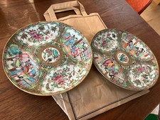 Deux assiettes Chinoises anciennes Fin 19e Début 20e ??