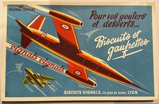 buvard Pub Publicitaire Ancien Biscuits Vignals