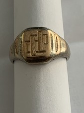 Chevalière Argent Et Or 