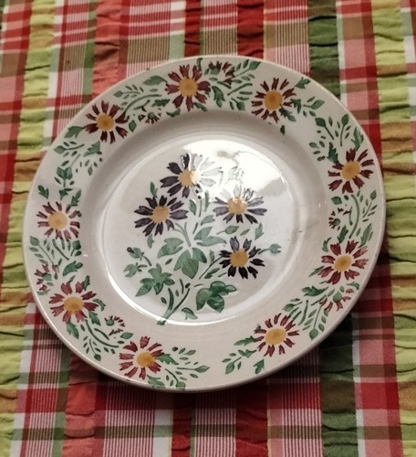 Ancienne assiette plate - ancienne,