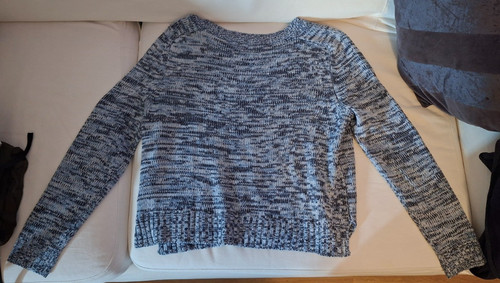 Pull court bleu gris - pull,