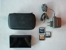 Console portable Nintendo DS Lite noire black avec stylet et chargeur + 3 jeux