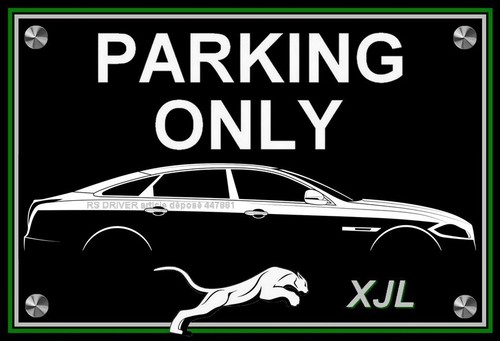 Plaque parking only jaguar - plaque,