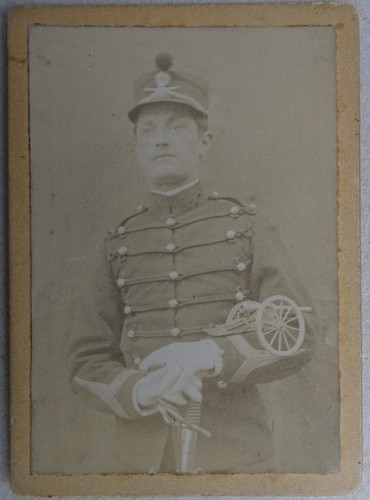 Rare photo xixe artilleur avec - xixe,