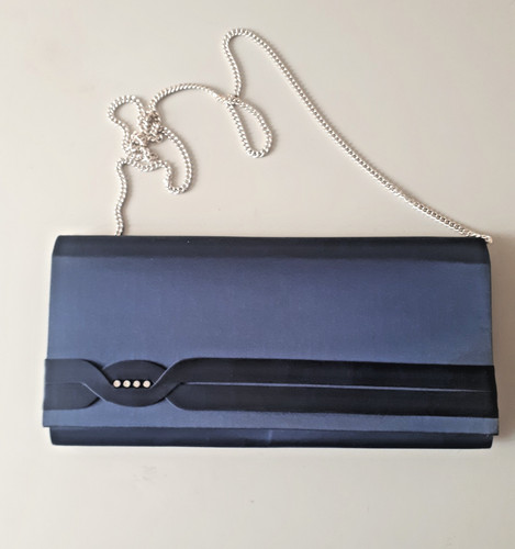 Pochette soirée vintage satin