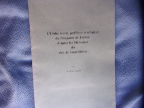 Ordre moral politique et - l'ordre,