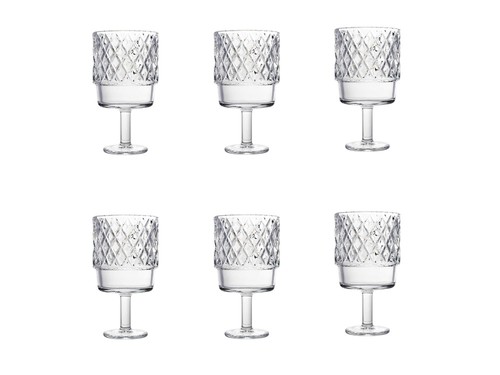 Verres baroque transparent - baroque,
