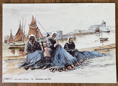 Cpm carte postale aux - ,