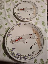 Assiettes N° 5, Villeroy et BOCH Désign 1900 , Superbes.