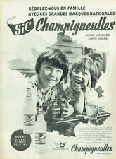 publicité Advertising 0921 1960  limonade soda  SIC  Champigneulles 