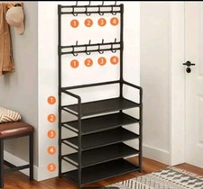 Un porte-chaussures de 23.62 pouces, facile à assembler, étagère à chaussures 