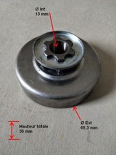 11146402001 Pignon de chaine 3/8" 6 dents tronçonneuse STIHL 020 (Ancien modèle)