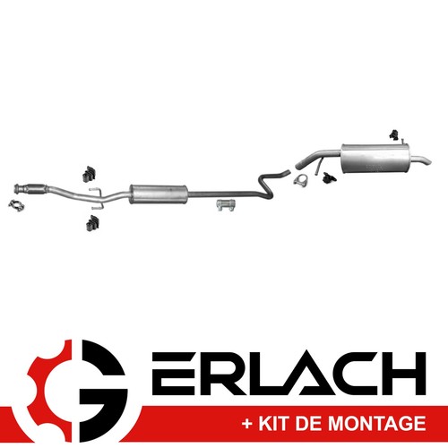 Echappement silencieux pour