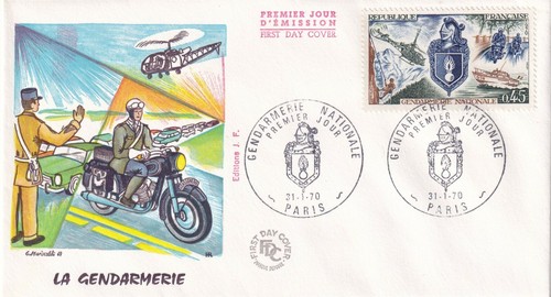 Enveloppe 1er jour - jour, day