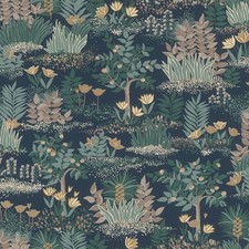 Rasch 690903 Papier Peint Rêve Jardin Bleu Multi 10M Rouleau Décor Botanique