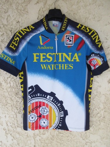 Maillot cycliste festina - maillot,