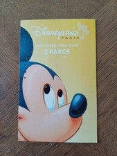 pass Disney Disneyland Mickey 2014 verso 2 Parcs Magnétique Hôtel Disneyland TTB