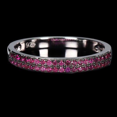 bague rubis diamants