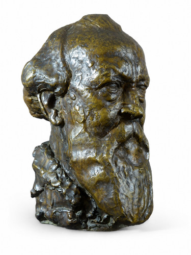Ancien buste bronze - buste, en