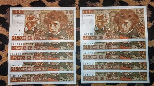 Billets francs berlioz - billets, 10