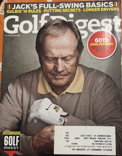 Rare 2010 golf digest - golf,