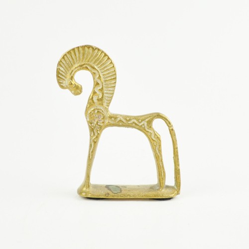 Cheval étrusque laiton - cheval, en