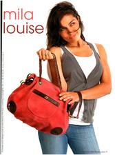 Publicité contemporaine maroquinerie Mila Louise 2009 issue de magazine