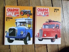 1992 /93, 2 ALBUMS," CHARGE UTILE ",N°1 A 10 , TRACTEUR,CAMION,POMPIERS,TRAMWAY,