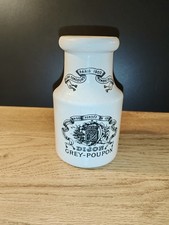 Ancien Jolis  moutardier  en grès  pot moutarde De Dijon GREY-POUPN 17 cm 